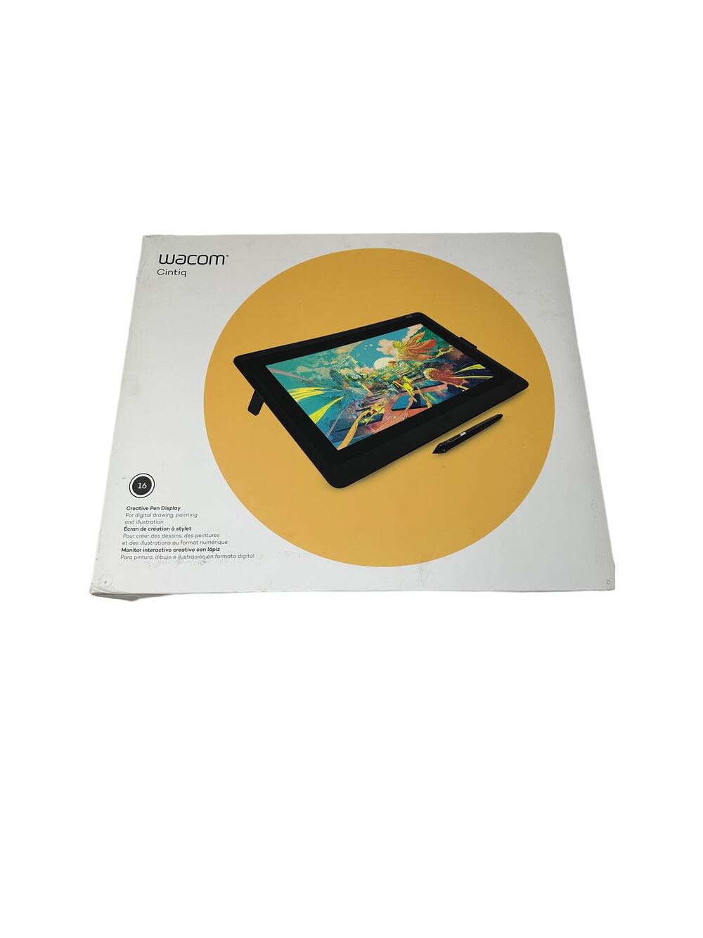 Wacom Cintiq 16 Creative Pen Display Drawing Tablet Black